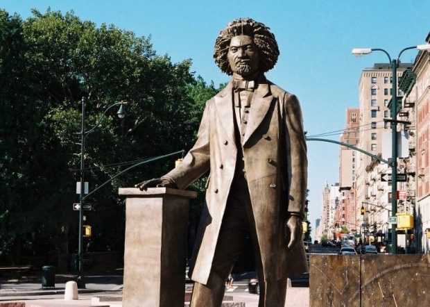Frederick Douglass Memorial at Central Park North and Frederick Douglass Boulevard (NYC Parks)
