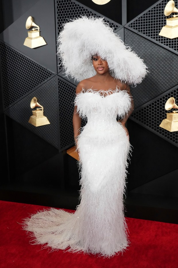 Summer Walker arrives at the 66th annual Grammy Awards on Sunday, Feb. 4, 2024, in Los Angeles.