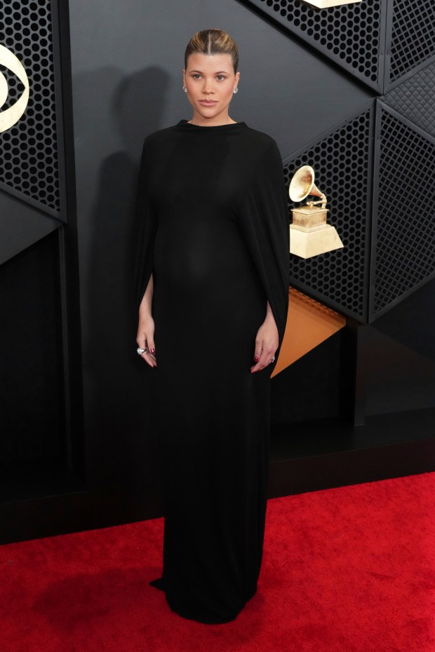 Sofia Richie arrives at the 66th annual Grammy Awards on Sunday, Feb. 4, 2024, in Los Angeles.