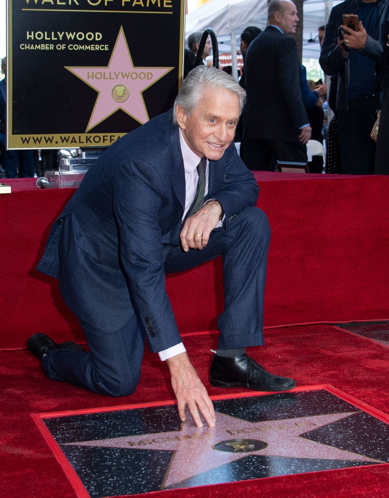 After nearly five decades in the acting world, Michael Douglas was honored with a star on the Hollywood Walk of Fame on Nov. 6, 2018. Douglas, whose career has been lauded for star turns in films like 