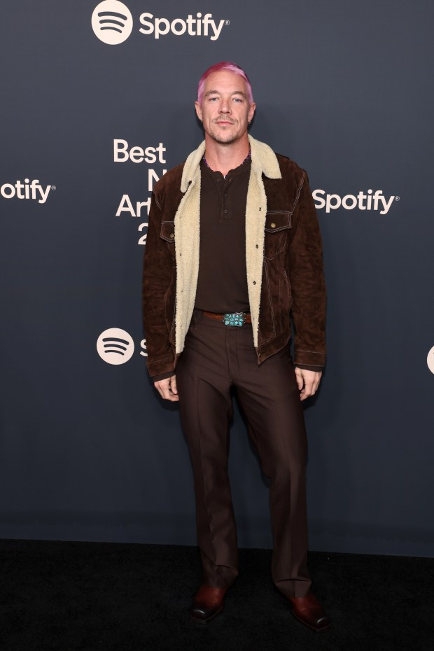 Diplo attends Spotify's 2024 Best New Artist Party at Paramount Studios on Feb. 1, 2024, in Los Angeles, Calif. (Phillip Faraone/Getty Images for Spotify)