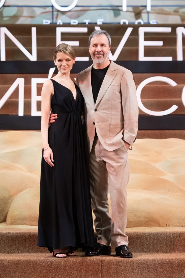 MEXICO CITY, MEXICO - FEBRUARY 6: Tanya Lapointe and Denis Villeneuve attend the red carpet for the movie 'Dune: Part Two' at Auditorio Nacional on February 6, 2024 in Mexico City, Mexico. (Photo by Angel Delgado/Getty Images)