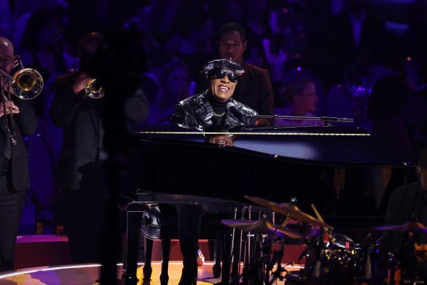 LOS ANGELES, CALIFORNIA - FEBRUARY 04: (FOR EDITORIAL USE ONLY) Stevie Wonder performs onstage during the 66th GRAMMY Awards at Crypto.com Arena on February 04, 2024 in Los Angeles, California. (Photo by Amy Sussman/Getty Images)