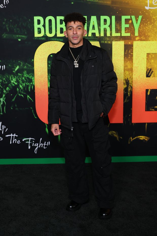 LOS ANGELES, CALIFORNIA - FEBRUARY 06: Khleo Thomas attends Paramount Pictures' "Bob Marley: One Love" premiere at Regency Village Theatre on February 06, 2024 in Los Angeles, California. (Photo by Leon Bennett/Getty Images)