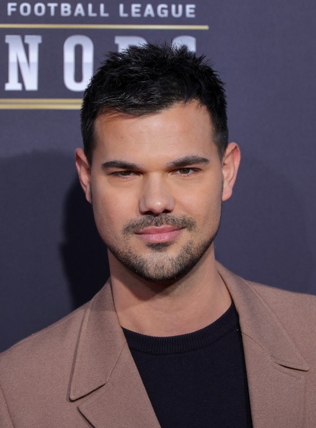 Taylor Lautner attends the 13th annual NFL Honors at Resorts World Theatre on Feb. 8, 2024, in Las Vegas, Nev. (Ethan Miller/Getty Images)