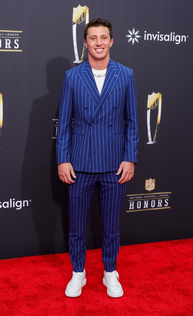 Tommy DeVito attends the 13th annual NFL Honors at Resorts World Theatre on Feb. 8, 2024, in Las Vegas, Nev. (Ethan Miller/Getty Images)