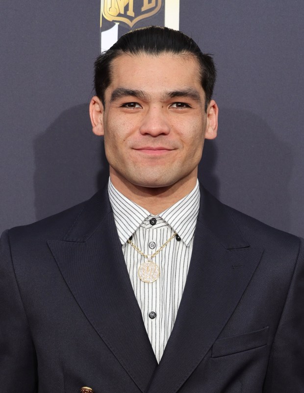 Puka Nacua attends the 13th annual NFL Honors at Resorts World Theatre on Feb. 8, 2024, in Las Vegas, Nev. (Ethan Miller/Getty Images)