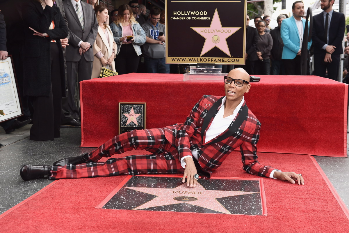 RuPaul became Hollywood's latest celeb to be honored with a star on the Hollywood Walk of Fame in Los Angeles on Mar. 16, 2018. The legendary drag queen, whose singing and acting career spans nearly forty years, and host of the 