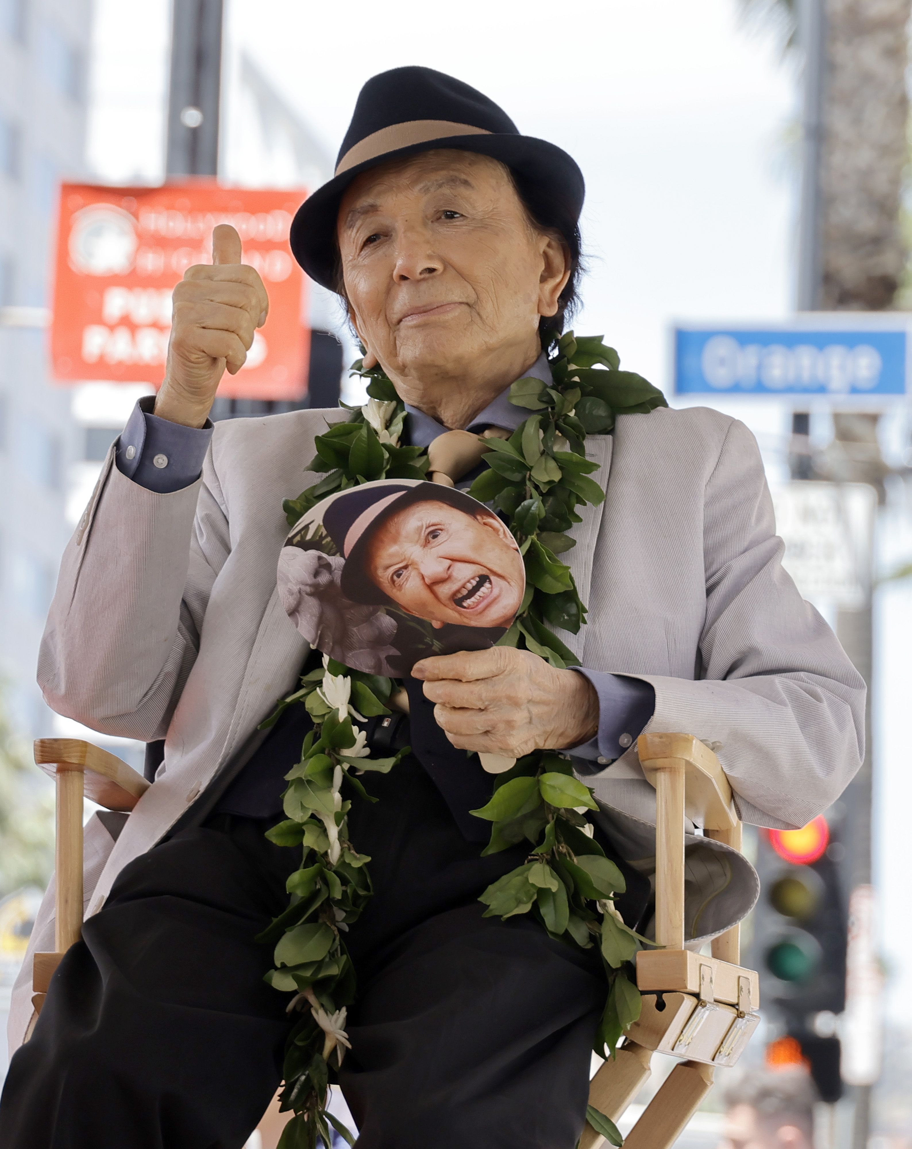 James Hong attends his Hollywood Walk of Fame Star Ceremony on May 10, 2022, in Hollywood, Calif.