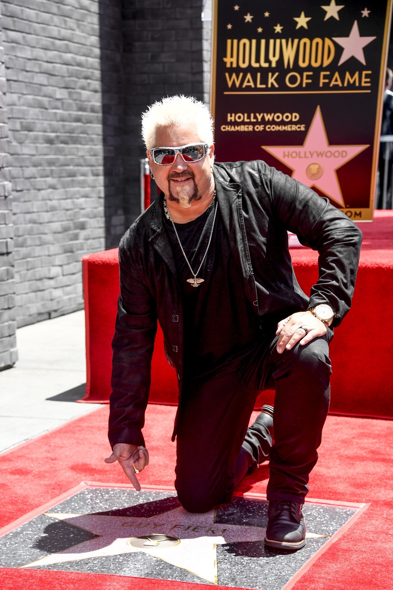 Chef Guy Fieri was honored with his own star on the Hollywood Walk of Fame in Hollywood, California on Wednesday, May 22, 2019.